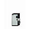 Armario para productos químicos asecos CS-CLASSIC, puerta con bisagras, tope a la izquierda, frontal gris claro, ancho 545 x fondo 520 x alto 1105 mm
