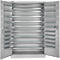 Armario Shop Select de Schäfer, 10 estantes, sin accesorios, ancho 1200 x fondo 500 x alto 1935 mm, acero, aluminio blanco