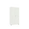 Armoire, 5 OH, 4 étagères, séparation centrale et tringle à vêtements, verrouillable, sans façade acoustique, L 800 x P 450 x H 1930 mm, panneau de particules, blanc
