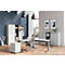 Armoire à 2 portes battantes Agenda, 3 HC, L 800 x P 400 x 1200 mm, gris clair