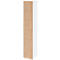 Armoire à casiers verrouillables Topas Line, 6 hauteurs de classeurs, 6 compartiments, serrure à cylindre, L 400 x P 420 x H 2156 mm, blanc/chêne
