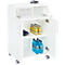 Armoire à catering mobile avec portes battantes, l. 650 x P 500 x H 1000 mm, blanc