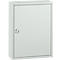 Armoire à clés avec 40 porte-clés, gris clair/gris clair
