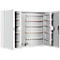 Armoire à clés, double porte, l. 730 x P 140 x H 550 mm,pour 300 clés
