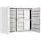 Armoire à clés, double porte, l. 730 x P 140 x H 550 mm, pour 400 clés