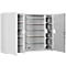 Armoire à clés, double porte, l. 730 x P 205 x H 550 mm,pour 500 clés