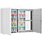 Armoire à clés, double porte, l. 730 x P 205 x H 550 mm,pour 500 clés