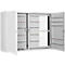 Armoire à clés, double porte, l. 730 x P 205 x H 550 mm, pour 600 clés