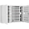 Armoire à clés, double porte, l. 730 x P 205 x H 550 mm, pour 600 clés