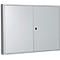 Armoire à clés, double porte, l. 730 x P 80 x H 550 mm, pour 100 clés