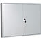 Armoire à clés, double porte, l. 730 x P 80 x H 550 mm, pour 100 clés