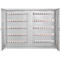 Armoire à clés, double porte, l. 730 x P 80 x H 550 mm, pour 100 clés