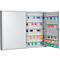 Armoire à clés, double porte, l. 730 x P 80 x H 550 mm,pour 200 clés