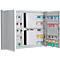 Armoire à clés, double porte, l. 730 x P 80 x H 550 mm,pour 200 clés