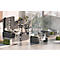 Armoire à dossiers Porto, 2 portes et 2 tablettes, 3 HC, L 810 x P 400 x H 1200 mm, graphite