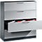 Armoire à dossiers suspendus ASISTO C 3000, 4 tiroirs, 3 rangées, l. 1200 mm, anthracite/argent alu