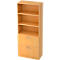 Armoire à dossiers suspendus JENA, 5 HC, l. 800 mm, 2 tiroirs, verrouillable, coloris hêtre