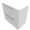Armoire à dossiers suspendus SOLUS PLAY, 2 hauteurs de classeur, l. 800 x P 440 x H 748 mm, blanc