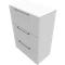 Armoire à dossiers suspendus SOLUS PLAY, 3 hauteurs de classeurs, l. 800 x P 440 x H 1122 mm, blanc