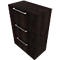 Armoire à dossiers suspendus SOLUS PLAY, 3 hauteurs de classeurs, l. 800 x P 440 x H 1122 mm, chêne de tourbière