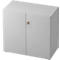 Armoire à dossiers TOPAS LINE, 2 hauteurs de classeurs, portes verrouillables, gris clair/gris clair