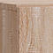 Armoire à double porte, en bois, 2 OH, poignées, étagère réglable en hauteur, L 700 x P 400 x H 740 mm, chêne Sonoma