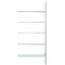 Armoire à étagères FBR 2200, rayonnage d’extension, 5 tablettes, 1025 x 400 mm