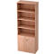 Armoire à étagères TOPAS LINE, 4 HC Étagère/2 HC Portes, noyer/noyer