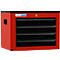 Armoire à outils BASIC, H 450 x l. 600 x P 440 mm, 4 tiroirs, rouge