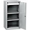 Armoire à outils, H 1000 x L 500 x P 500 mm, aluminium blanc RAL 9006 