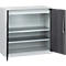 Armoire à outils, serrure de sécurité, 2 étagères &amp; 1 tiroir, L 1000 x P 500 x H 1000 mm, tôle d'acier, gris clair/anthracite