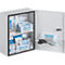 Armoire à pharmacie HEIDELBERG, tôle d'acier, serrure de sécurité, L 362 x P 140 x H 302 mm, contenu selon DIN 13157, blanc