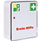 Armoire à pharmacie HEIDELBERG, tôle d'acier, serrure de sécurité, L 362 x P 140 x H 302 mm, sans contenu, blanc