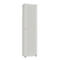 Armoire à porte battante avec 1 porte, alu blanc