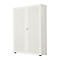 Armoire à portes battantes, 2 portes, surface acoustique, 1000 x 2300 mm, 6 HC, blanc