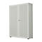 Armoire à portes battantes, 2 portes, surface acoustique, 1000 x 2300 mm, 6 HC, gris clair
