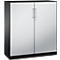 Armoire à portes battantes ASISTO C 3000, 3 hauteurs de classeurs, l. 1200 mm, anthracite/argent alu