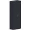Armoire à portes battantes BEXXSTAR, en bois, 6 hauteurs de classeur, l. 800 x P 445 x H 2225 mm, noir