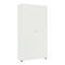 Armoire à portes battantes, l. 1000 mm, 6 HC, blanc