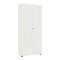 Armoire à portes battantes, l. 80 cm, 6 HC, blanc