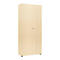 Armoire à portes battantes, l. 80 cm, 6 HC, érable
