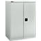 Armoire à portes battantes Schäfer Shop Select MS-i 12408, tôle d'acier, L 800 x P 400 x H 1215 mm, 3 HC, gris clair, jusqu'à 150 kg 