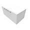 Armoire à portes battantes SOLUS PLAY, 1 HC, avec poignée, l. 800 x P 440 x H 374 mm, blanc