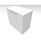 Armoire à portes battantes SOLUS PLAY, 2 HC, poignée en haut, l. 800 x P 440 x H 748 mm, blanc