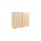 Armoire à portes coulis. 3 HC, l. 135, acous., érable