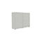 Armoire à portes coulis. 3 HC, l. 135, argent