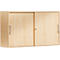 Armoire à portes coulissantes, 2 HC, l. 1200 x P 400 x H 748 mm, coloris érable