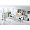 Armoire à portes coulissantes, 2 HC, l. 1200 x P 400 x H 748 mm, gris clair