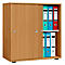 Armoire à portes coulissantes 2 HC, L 700 x P 400 x H 740 mm,hêtre