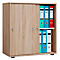 Armoire à portes coulissantes 2 HC, L 700 x P 400 x H 740 mmchêne Sonoma